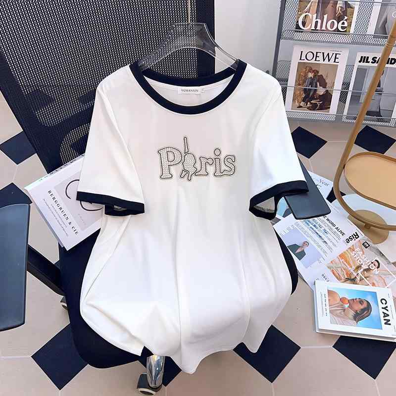 大きめサイズ レディース おしゃれ ファッション カジュアル デート 女子会 ぽっちゃり 婦人服 ビッグ バスト 半袖 Tシャツ 4,619円