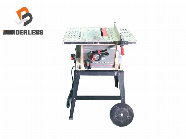 used藤原産業 255mm 木工用テーブルソー WOOD CUTTING PORTABLE TABLE SAW イーバリュー E-Value 99825