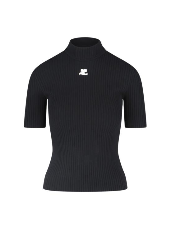 COURREGES Women Knitwear PERMPU026FI00019999 Black