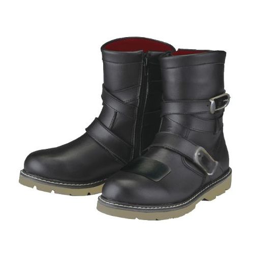 ROB201BK245 Rosso StyleLab ROB-201 防水ライディングブーツ ブラック 24.5cm