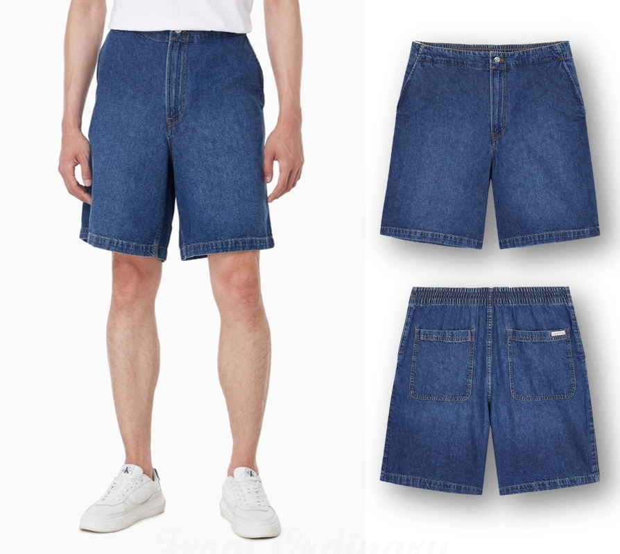 Loose fit Bermuda Denim Banding Shorts (4RC709G-X6X)