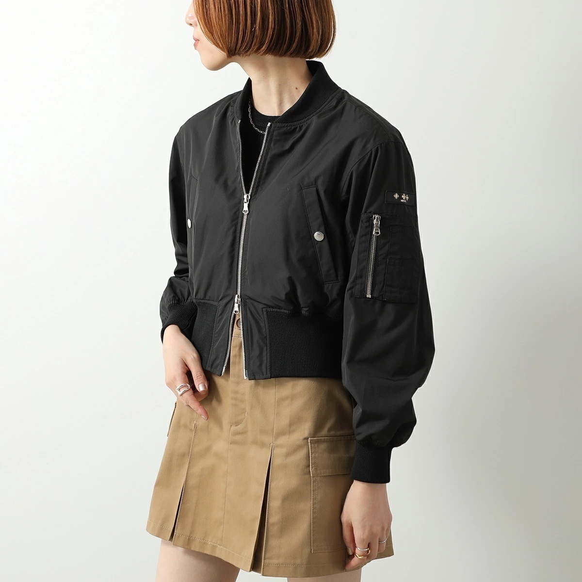 TATRAS タトラス ボンバージャケット GENZIANA ジェンツィアーナ LJXA0117033588 レディース ブルゾン MA-1 BLACK 【ts】