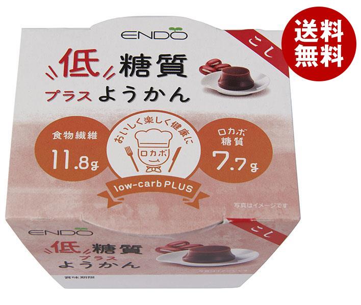遠藤製餡 低糖質プラスようかん こし 90g×24(6×4)個入×(2ケース)