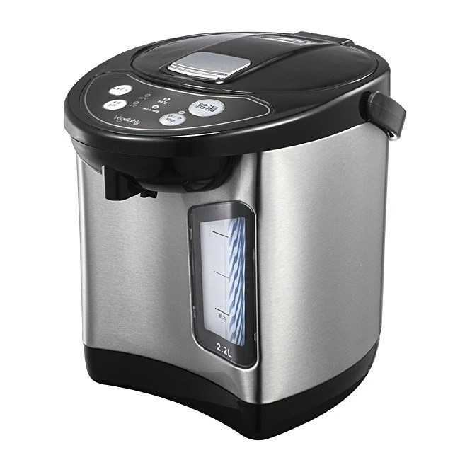 電気ポット 電動給湯ポット 2.2L キッチン家電 給湯 節電 台所 キッチン 給湯室 コーヒー お手入れ簡単 保温温度が3段階 お手入れ簡単 ワイドな窓/電気ポット220K