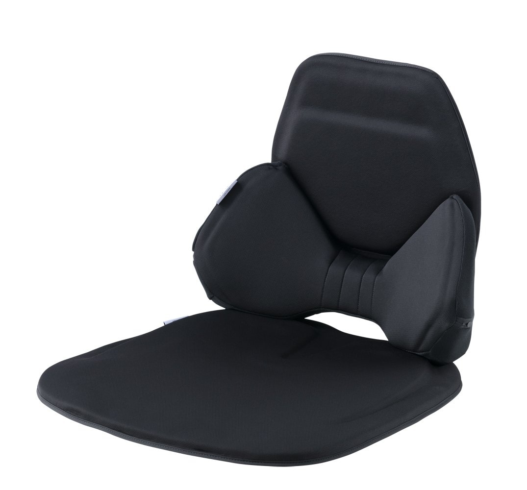 エクスジェル) 自動車用クッション ハグドライブセット ブラック 座布団 ざぶとん ジェル シート バック 車用 日本製 ランバーサポート フルサポート HUD0102-BK 79962