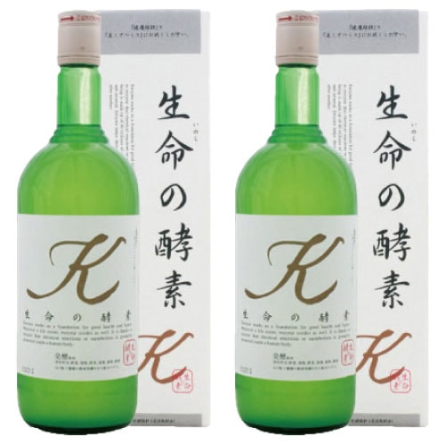 生命の酵素 酵素ドリンク 2本セット 720mL 植物酵素100%原液 メーカー公式だからできる 国内産 ファスティングドリンク ダイエット