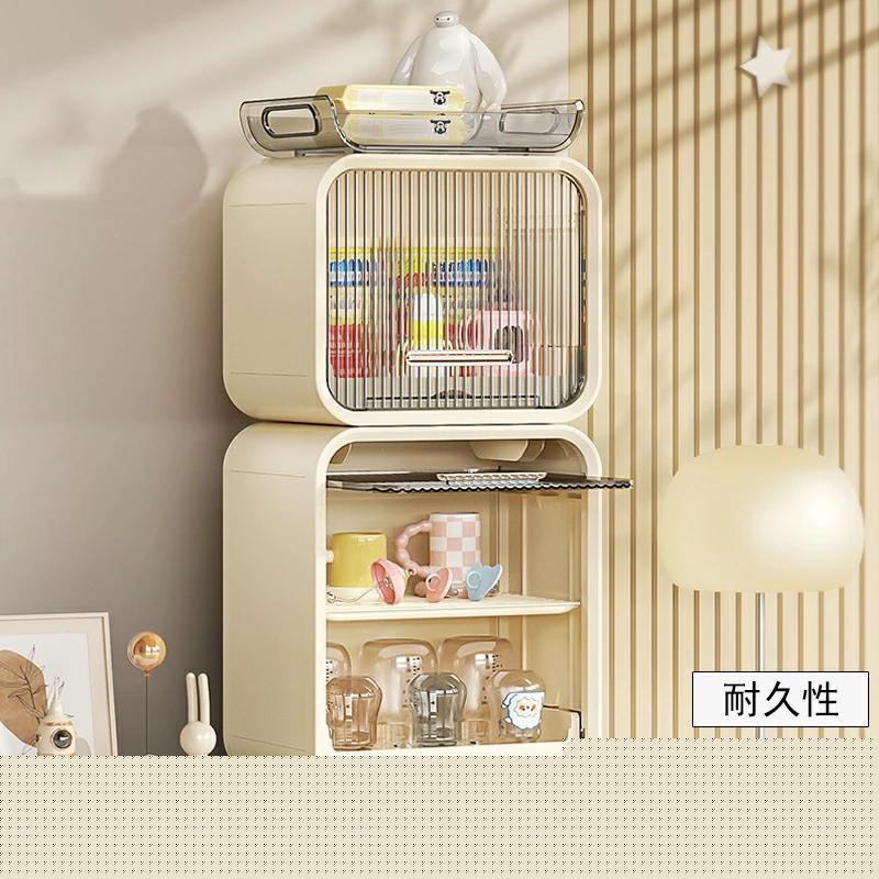 デザインがおしゃれ ベビー食器収納ケース 卓上食器棚 収納ボックス 赤ちゃん食器收 哺乳瓶ケース