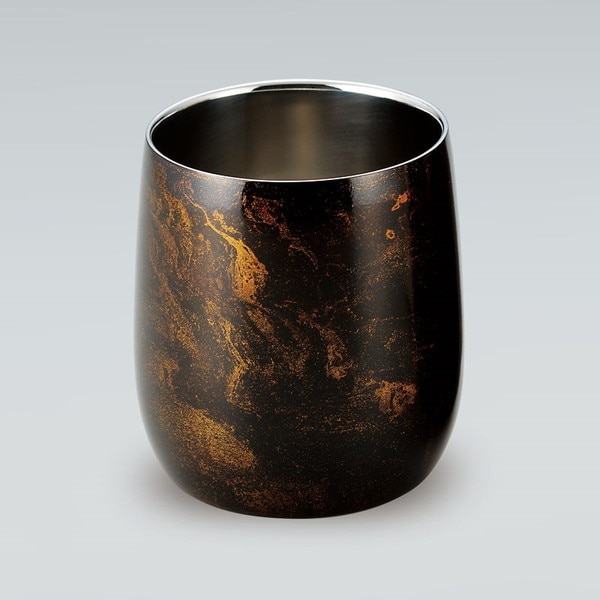 アサヒ SCW-D501 2重構造 ロックカップ(ダルマ型) 1客 黒漆流し