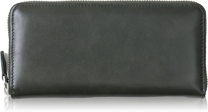 ギャラリークオリエ 手に馴染むこだわりのフィット感 高級エチオピア高原羊革 熟練の革職人が作る スキミング防止 財布 メンズ 長財布 日本 ブランド シープ タンポナート(Green)