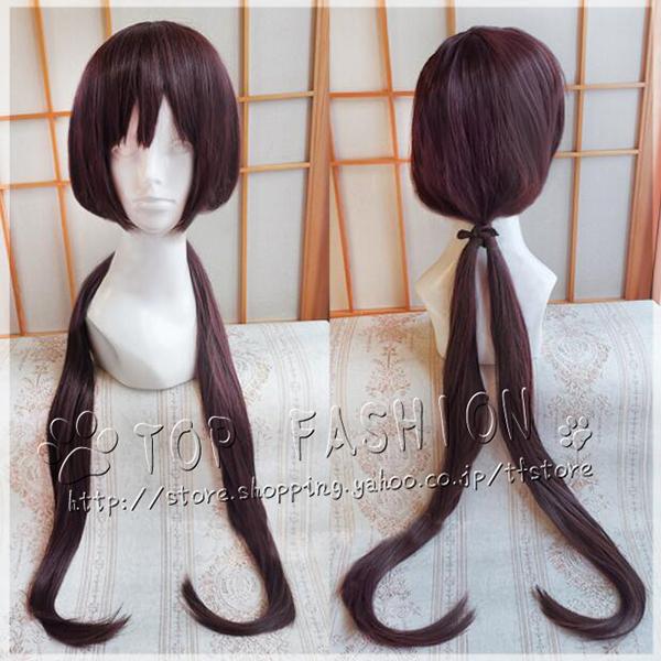 耐熱コスプレウィッグ ウマ娘 プリティーダービー 風 駿川 たづな 秘書 友人 パーティー イベント 仮装 コスチュム cos wig+おまけ2点