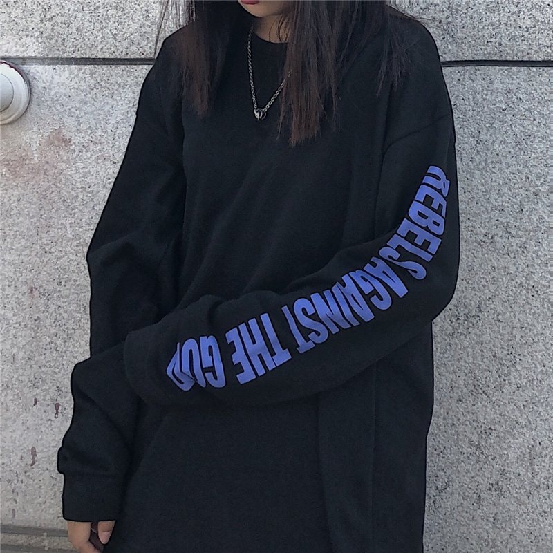 Tシャツ 韓国 オルチャン 新作アイテム毎日更新 ストリート ダンス 衣装 Hiphop 原宿系 レッスン着 アメカジ ロンt K Pop トップス 袖ロゴ 長袖