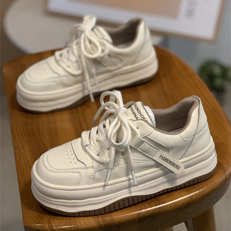 百掛け 運動 フラットシューズ 快適 新作 韓国ファッション カジュアル 厚底靴松糕靴 シューズ 通気性母の日