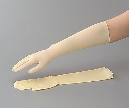 ラテックスロング手袋(スーパーロング)L /0-6111-04