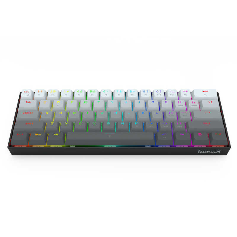 ITPROTECH　ゲーミングキーボード 61KEY(磁気スイッチ・英語配列)グレー ［有線/USB］ REDRAGON ［有線 /USB］ グレー　K617GGB-RGB-MTI
