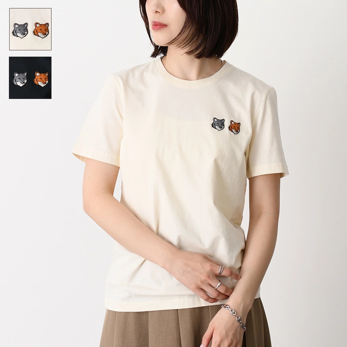 Tシャツ カットソー ダブル フォックスヘッド レギュラー OW011CF KJ7026 レディース