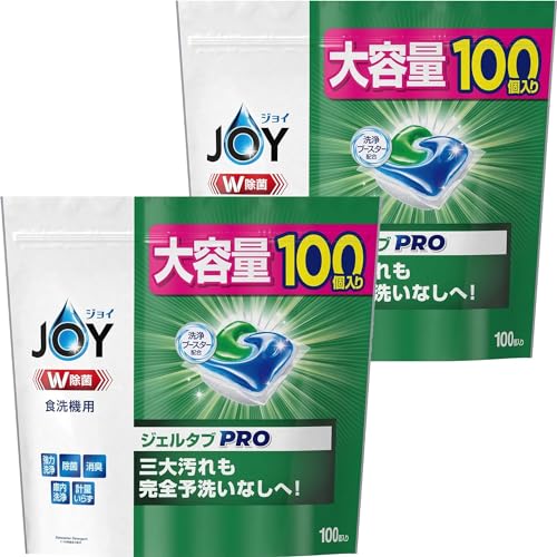【大容量】 ジョイ ジェルタブ PRO W除菌 食洗機用洗剤 100個×2袋 6,010円