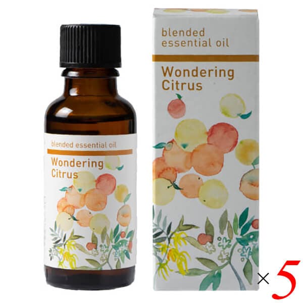 生活の木 ブレンド精油 30ml 5本セット ワンダリングシトラス