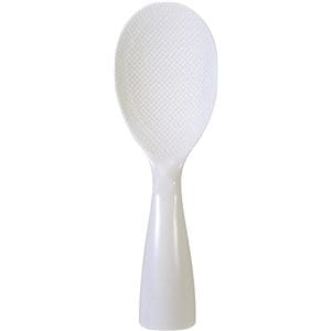 (120個セット) しゃもじ 杓子 約幅66×奥行41×高さ200mm ホワイト ポリプロピレン製 立つんです しゃもじ キッチン 台所