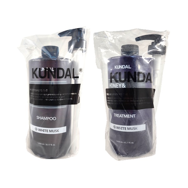 [大容量1+1]ハニーアンドマカデミアネイチャーシャンプー 1058ml+プロテイントリートメント 1058mlホワイトムスクの香り