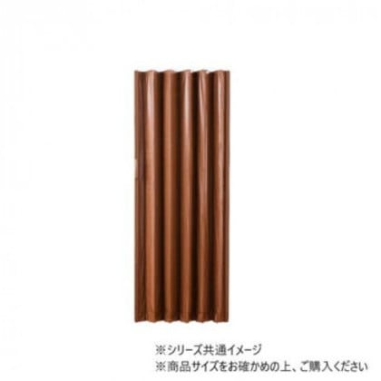 単式アコーデオンドア 木目 幅200×高さ174 ブラウンウッド