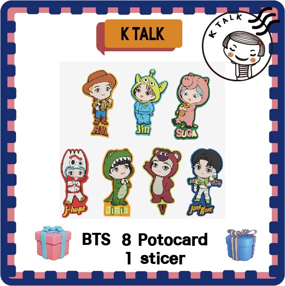 BTS pvc マグネチック セット / しおり セット Special collaboration Toy Story