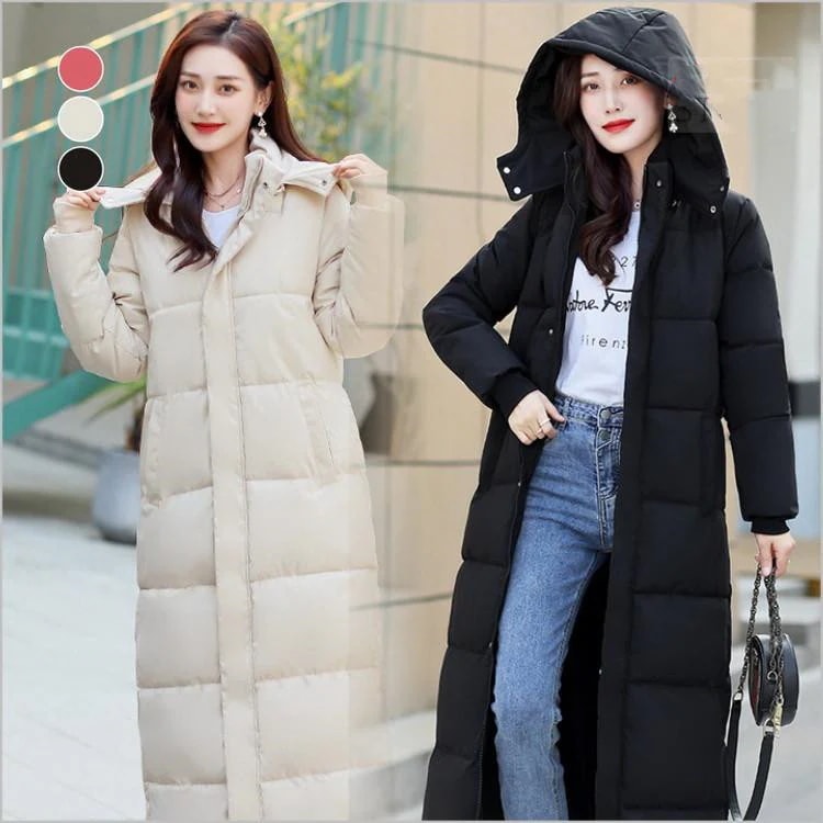品大人気レディース中綿ジャケット中綿コートアウターロング丈冬防寒ジャケットフード付き暖かい秋防寒防風
