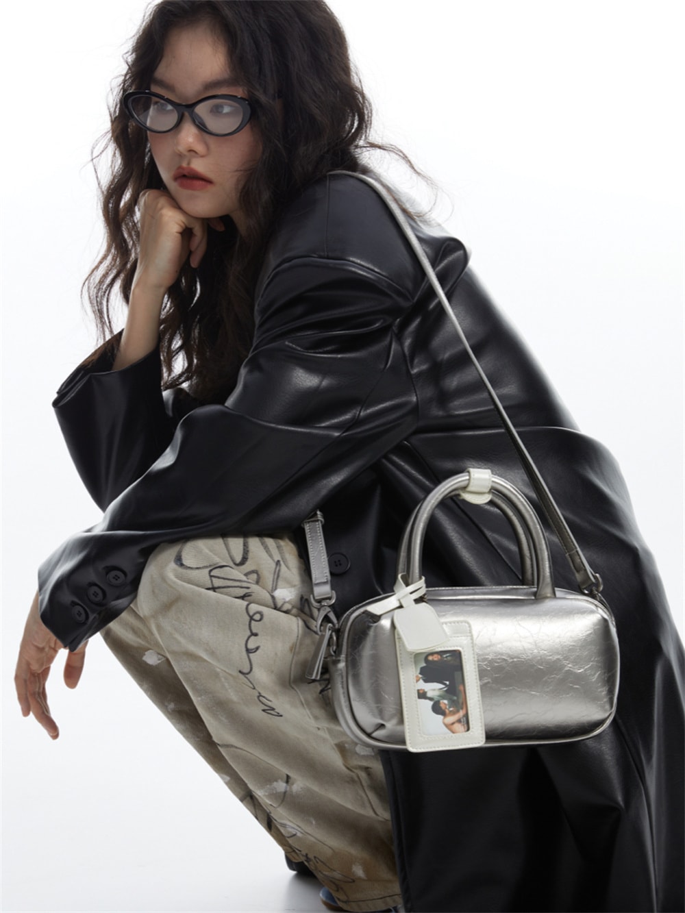 シルバー950のトップ SILVER950 SCULL HEART DAGGER PENDANT(FREE SIZE Silver): GOTHIC