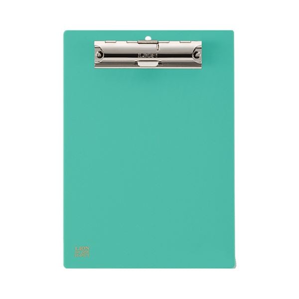 （まとめ）ライオン事務器 PETカラー用箋挟B6タテ グリーン No.205K 1枚 (×20セット)
