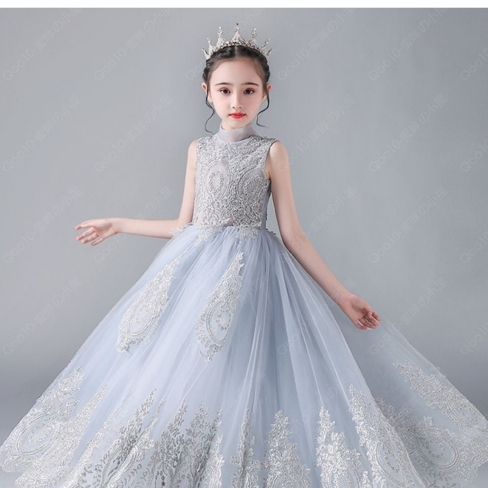 2021 子供ドレス ピアノ発表会 ジュニアドレス ル160 150 140 演奏会 結婚式 キッズ こども コンクール 子供服 女の子 フォーマル-14