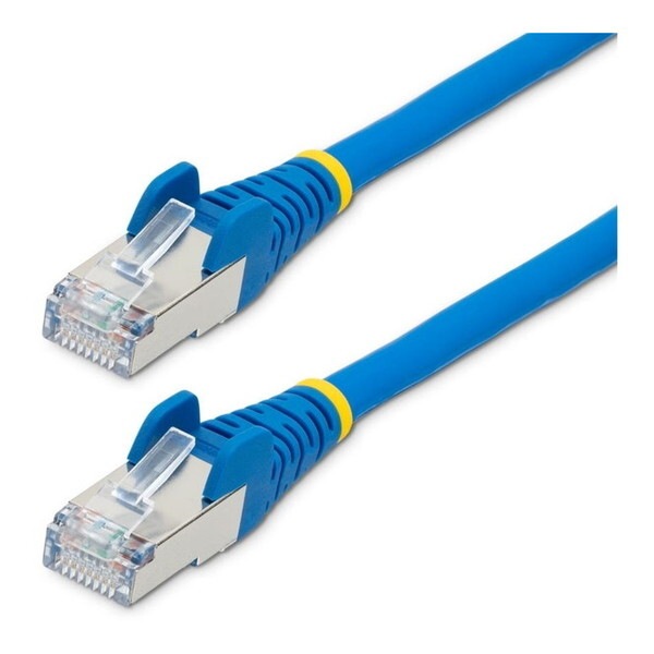 StarTech NLBL-750-CAT6A-PATCH ブルー カテゴリー6A LANケーブル (7.5m/LSZH(低煙ゼロハロゲン)/10GbE 500MHz/100W PoE++)