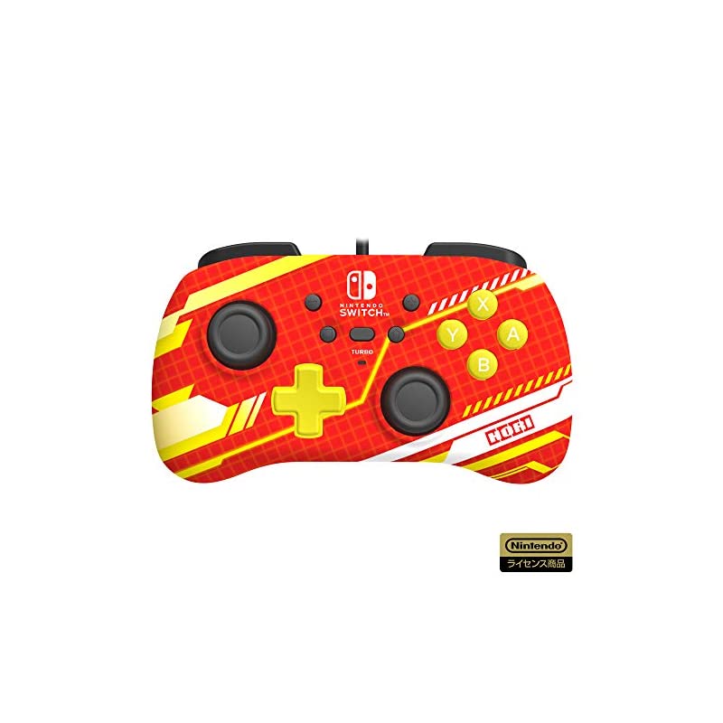 連射連射ホールド機能搭載【任天堂ライセンス商品】ホリパッドミニ for Nintendo Switch メカニックレッド【Nintendo Switch対応】