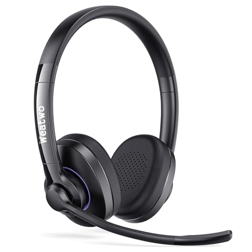 ヘッドセットBluetooth デュアルCVC8.0マイクノイズキャンセリング ワイヤレスヘッドセット 146g超軽量Bluetoothヘッドホン Class 1 V5.1 両耳 左右両対応 同時接続