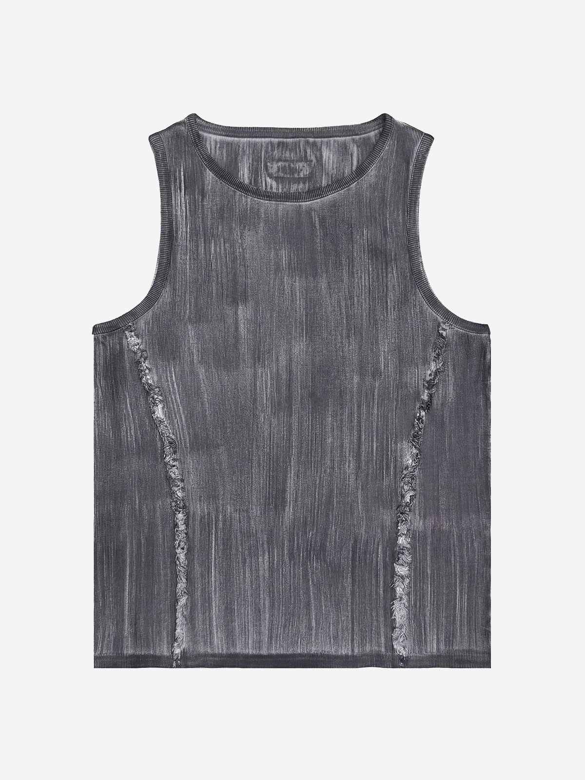 【BLR】26SS Raw Cut Sleeveless Grey