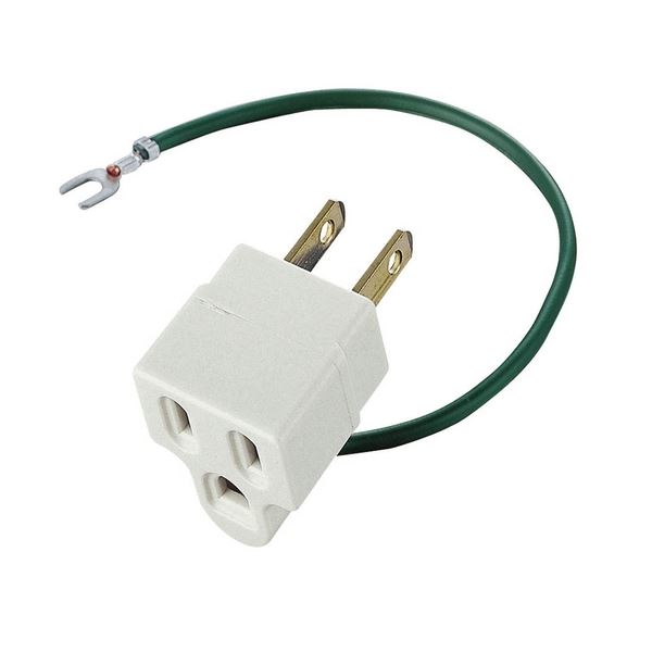 （まとめ）エレコム OAアダプタ3Pメス-2Pオス T-H32 1個(×10セット)