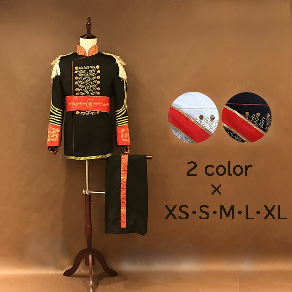 【サイズ有XS/S/M/L/XL】 公爵 宮廷服 男性用スーツ 4点セット 皇室 王子 コスプレ衣装 演出服 王子様 貴族 衣装 メンズ 宮廷服 中世 大人 演奏会 撮影用 舞台ステージ衣装 演劇オペ