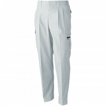 桑和 538 ツータックカーゴパンツ Mサイズ シルバーグレー（22）