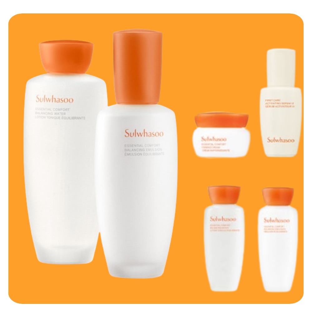 [正の品] 子音2種基礎セット 子音数150ml+子音乳液125ml+潤いエッセンス8ml+子音水15ml+子音乳液15ml+弾力クリーム15ml肌保湿弾力改善鎮静化粧水 韓国化粧品