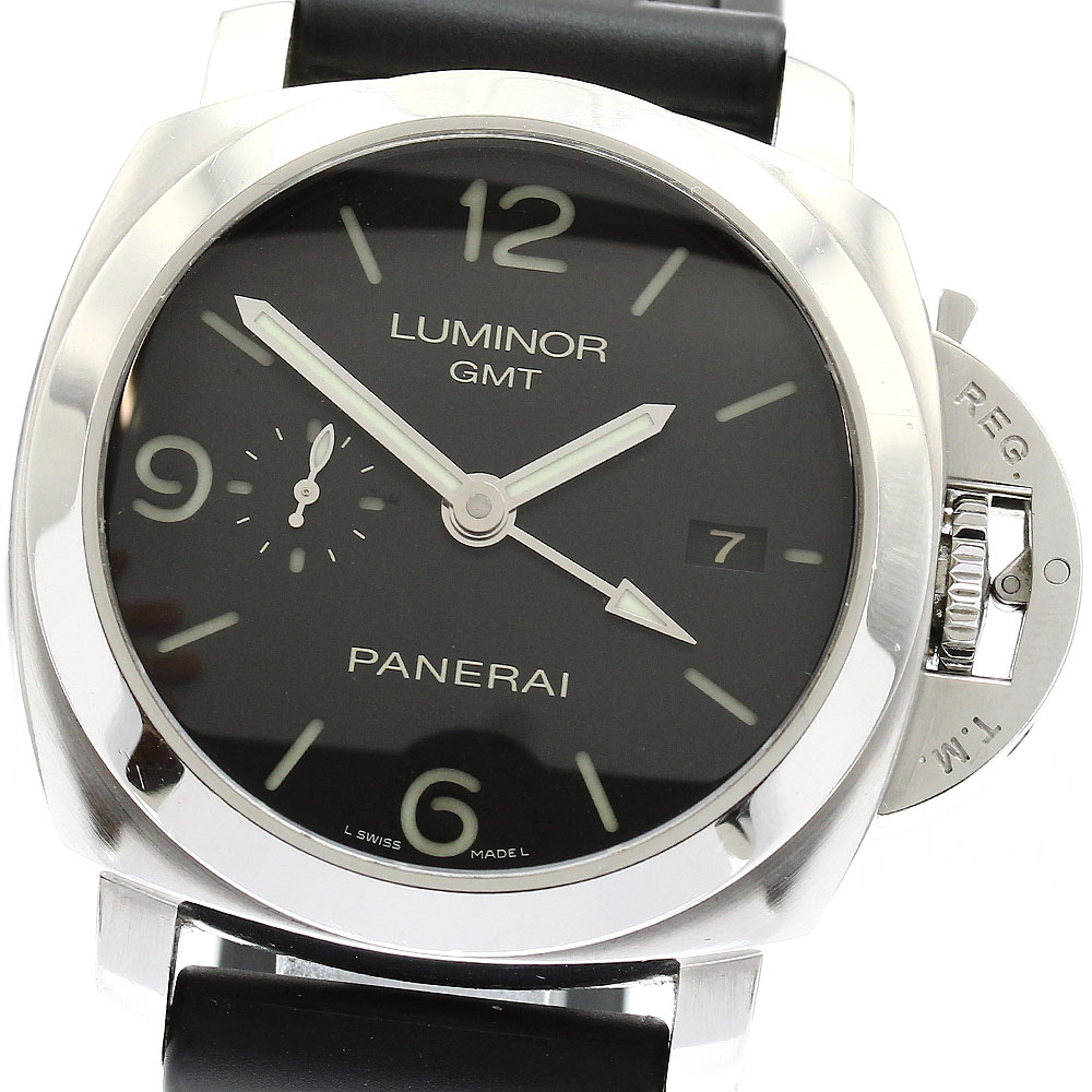 パネライ PANERAI PAM00320 ルミノール 1950 3デイズ GMT 自動巻き メンズ 保証書付き_896205【中古】 264,060円