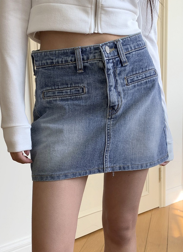 エルゴポケットデニムミニスカート