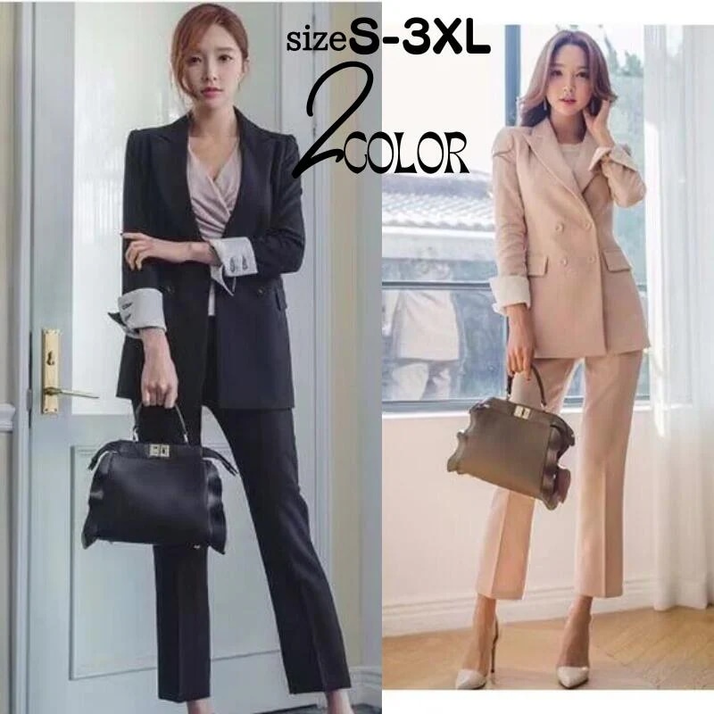 パンツスーツ レディース スーツセット ビジネススーツ リクルートスーツ 着痩せ 春 夏 秋 冬 通勤 OL ブラック ピンク パンツ おしゃれ ビジネス 入園式 入学式 卒業式 参観日 発表