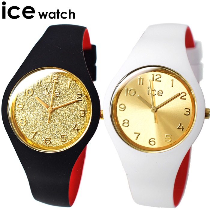 アイスウォッチ 腕時計 レディース ICE WATCH アイスルル ブラック ホワイト ゴールド グリッター シック おしゃれ ギフト 022325 022324 11,096円