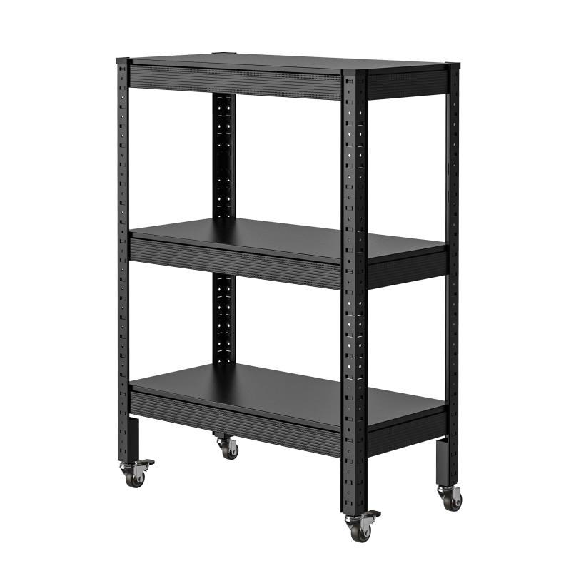 Umimileラック スチールラック 耐荷重120kg/段 メタルラック (ホワイト, 幅60×奥行40×高さ114cm)