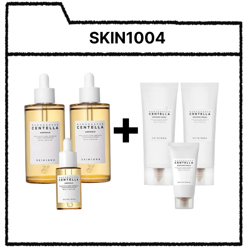 センテラ アンプル 120ml+120ml+30ml +センテラ スージングクリーム (100ml*2 +30ml)/鎮静/敏感肌/韓国コスメ/オリーブヤング/