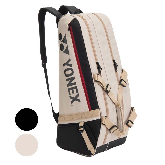 ヨネックス(YONEX) 2026 ユニセックス ギアロジックシリーズ ラケットバッグ6 テニスバッグ BAG2622R