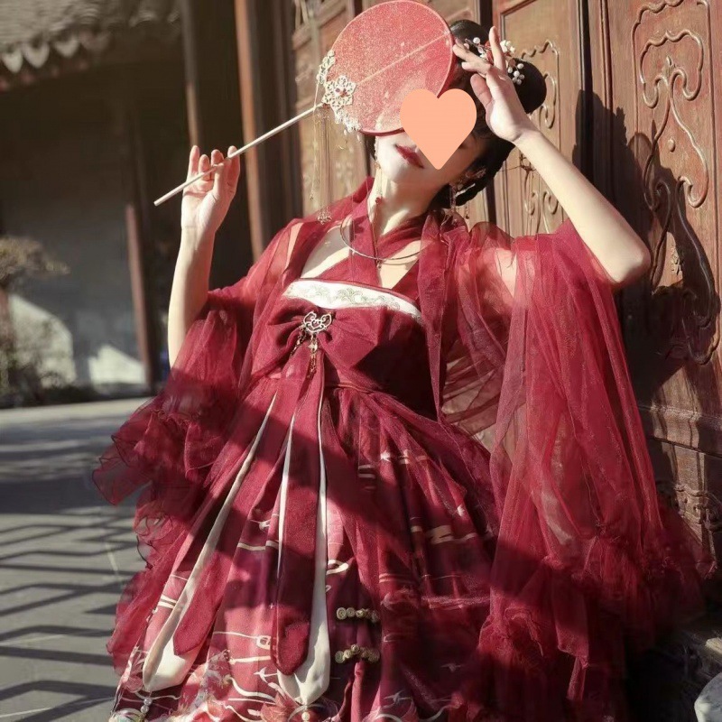 泰燕獣ロリータ中華風jskサスペンダードレスユニコーン羽国民風ロリータ