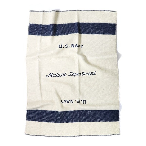 アメリカ海軍（米軍） 医療部 ウールブランケット EE265YN スモール [レプリカ]