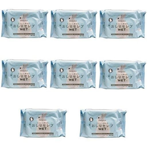 【まとめ買い】ネピア おしりセレブWET 詰替 60枚入 無香料 (8個) 5,219円