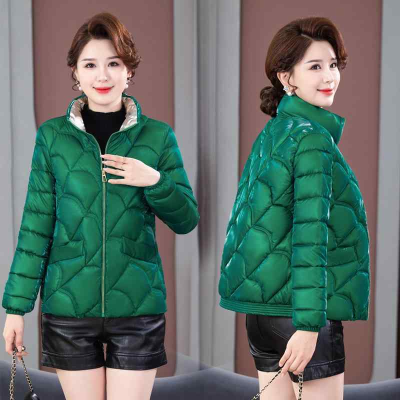 秋服 レディース ファッション オシャレ カワイイ シンプル 大人カワイイ 大きいサイズ 軽 ダウン コットンコート 冬 スタイル 暖かい コットン ジャケット