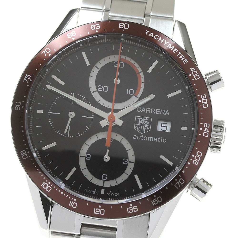 タグホイヤー TAG HEUER CV2013.BA0786 ニューカレラ タキメーター クロノグラフ 自動巻き メンズ 良品 _848969【中古】