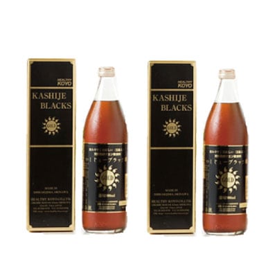 かしじぇーブラック酢GOLD Ｘ ２本 琉球もろみ酢 ヘルシーコーヨー株式会社